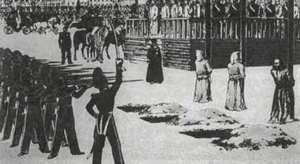 3 января 1849 года - расстрел петрашевцев на Семеновском плацу 