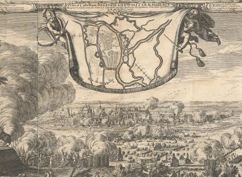 План г. Брест-Литовского в 1657 г.