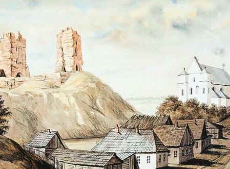 Руины замка в Новогрудке