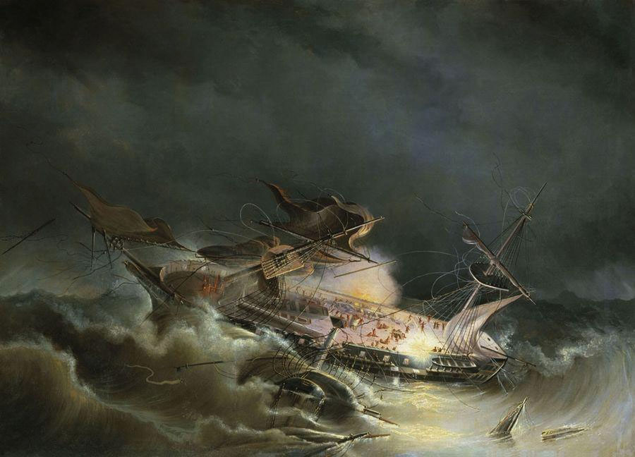 Крушение корабля «Ингерманланд» 30 августа 1842 года у берегов Норвегии