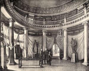 Посещение Библиотеки Императором Александром Павловичем. 2 января 1812 года