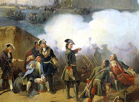 Штурм крепости Нотебург 11 октября 1702 года