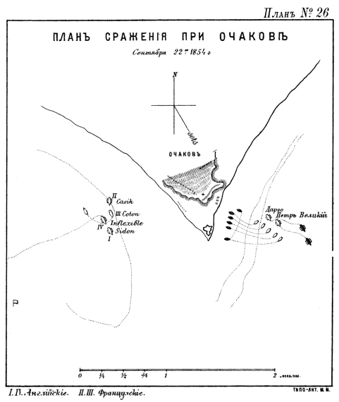 Сражение при Очакове, 22 сентября 1854 года