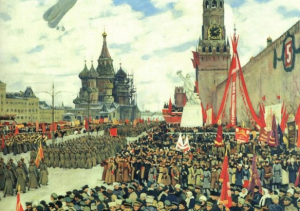 Константин Юон Парад Красной Армии 1923