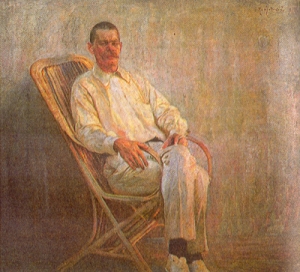 "А.М.Горький на Капри" (1910), Художник И.Бродский