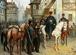 Генерал Блюхер и казаки в Бауцене