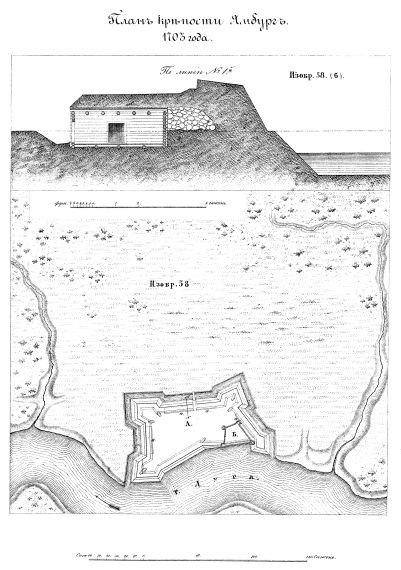 Крепость Ямбург 1703 года