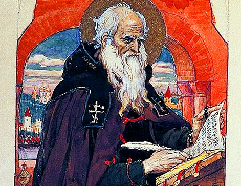 Нестор Летописец (эскиз росписи для Владимирского собора в Киеве)