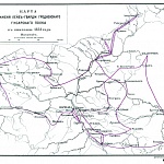 Карта движений Лейб-гвардии Гродненского гусарского полка в кампанию 1831 года