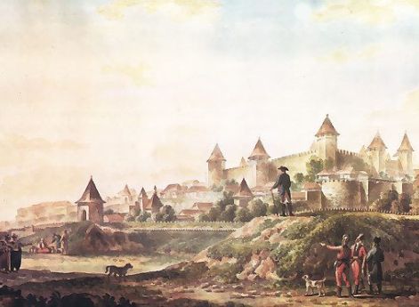 Иванов М.М. Вид крепости в Бендерах. 1789 год