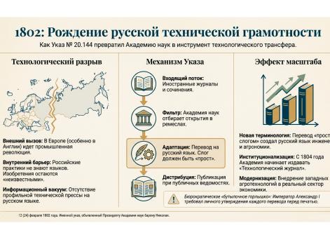 Эпоха Просвещения и импорт инноваций.