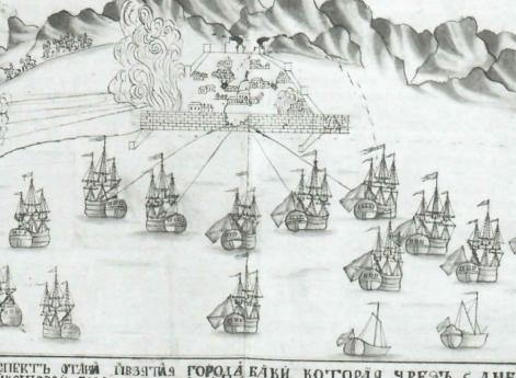 План проспект атаки и взятия города Баку