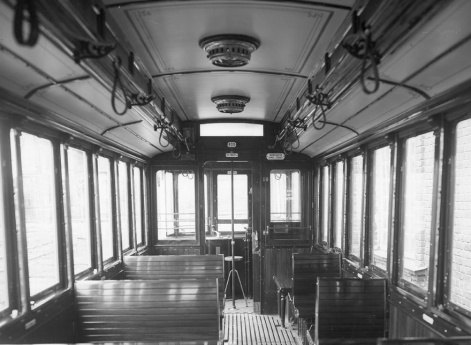 Сормовский завод №112. Трамвай для московской городской железной дороги. Внутренний вид.  Нижний Новгород.