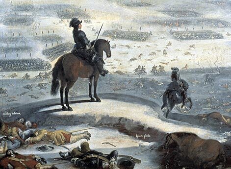 Король повёл войска через замёрзший Большой Бельт