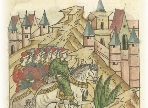 Князь Дмитрий Михайлович Тверской идет в Орду. 