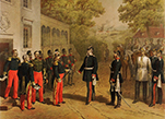 Наполеон III сдаётся Вильгельму I при Седане 2 сентября 1870 г.