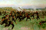 Штыковой бой полков русской гвардии с турецкой пехотой на Систовских высотах 14 июня 1877 года
