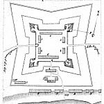 Пограничные линии. План крепости Кабаньей на Тобольской линии
