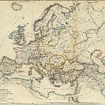 Карта Европы в конце VIII столетия (империя Карла Великого) Россия в 862 году по Шпрунеру, Бредшнейдеру, Крузе, Павлищеву и Замысловскому