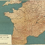 Подготовка к мировой войне 1914-1918 гг. Западно-Европейский (Французский) театр войны. (Карта рельефа местности)