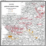 Район действий Южной группы с 1 июня по 10 июля 1904 года