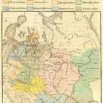 Разделение России на инспекции в 1798 году.