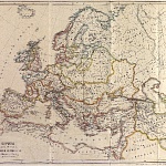 Европа в конце VI столетия (Империя Юстиниана) по Шпрунеру и Крузе
